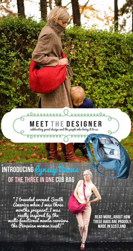 Interview with Lynsey Burns founder of fashionable and practical Baby Changing Bag brand Cub Bag