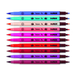 10 Two Tipped Felt Pens - Pink Set - Little Citizens Boutique
 - 1