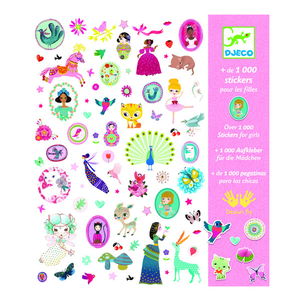 Djeco 1000 Stickers For Girls