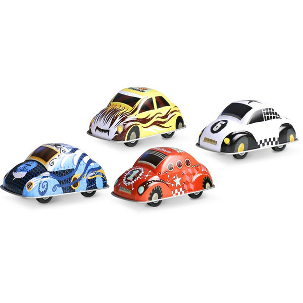Retro Friction Tin Cars