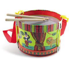 Children's Tin Drum by Vilac - Art by Nathalie Lete - Little Citizens Boutique
