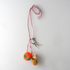 Bambi Pom Pom Necklace by Jewel Rocks - Little Citizens Boutique
 - 1