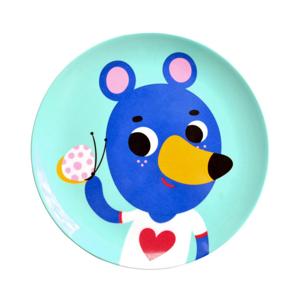 Helen Dardik Melanine Plate - Bear by Helen Dardik