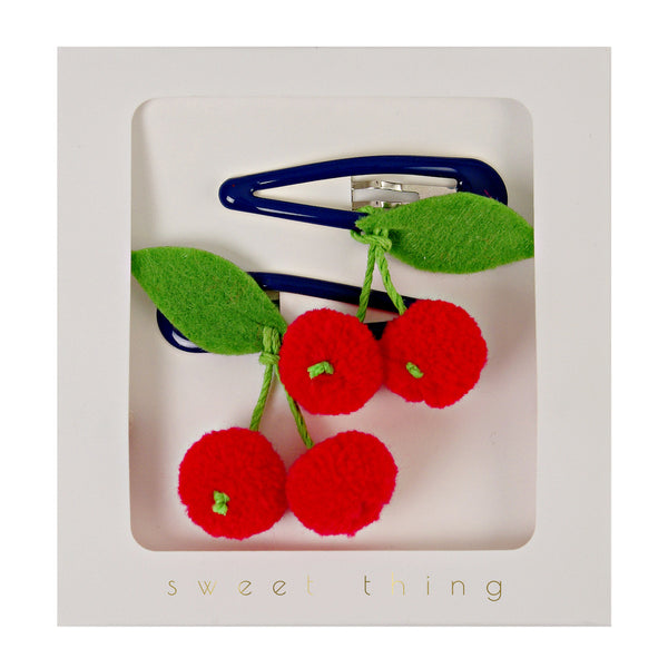 Cherry Hair Clips by Meri meri