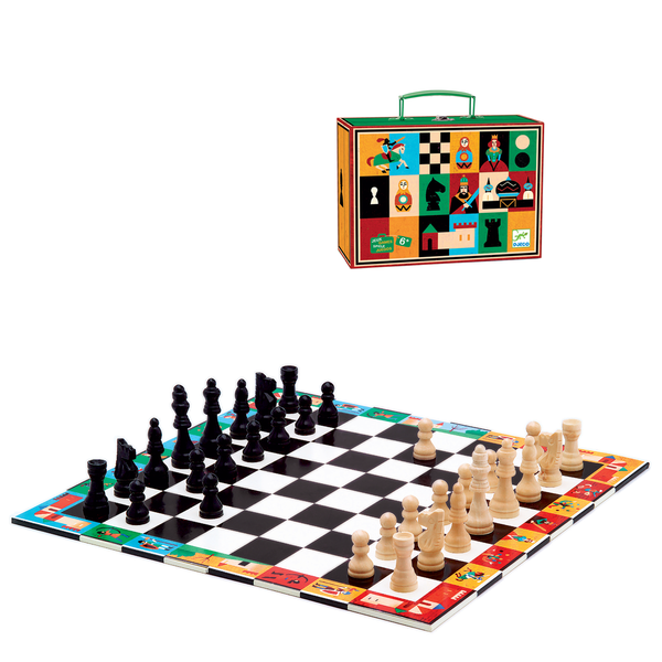 My First Chess & Checker Games in Suitcase