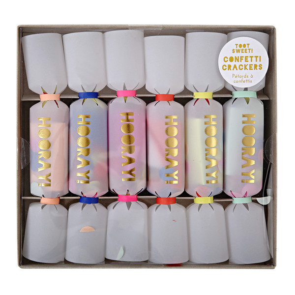 Confetti Party Crackers - Set of Six