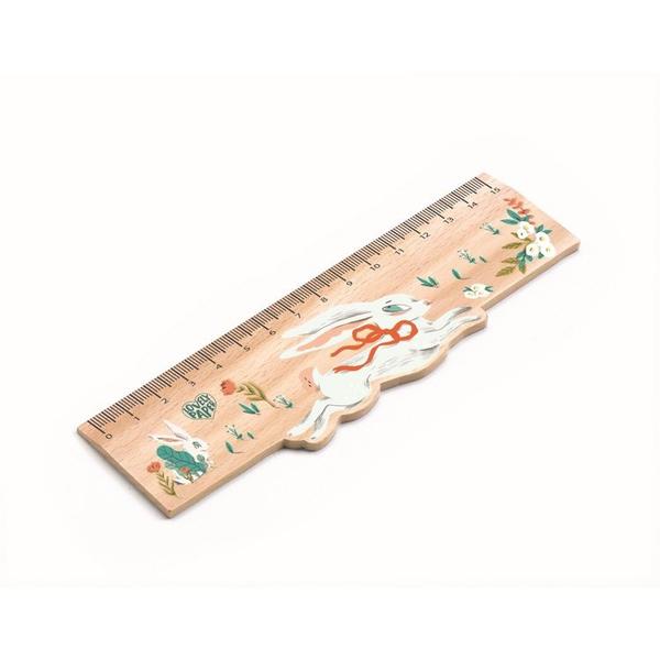 Lucille Wooden Ruler by Djeco