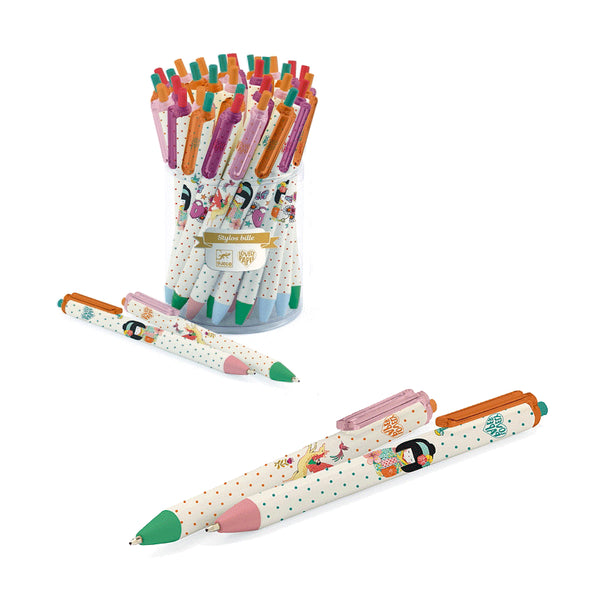Lovely Paper Blue Ballpoint Pen by Djeco