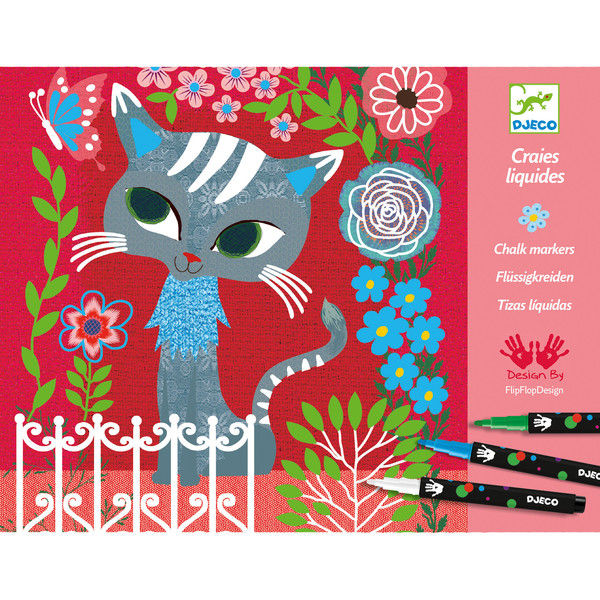 Chalk Marker Illustration Kit by Djeco