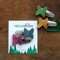 Butterfly Hair Clips - Little Citizens Boutique
 - 2