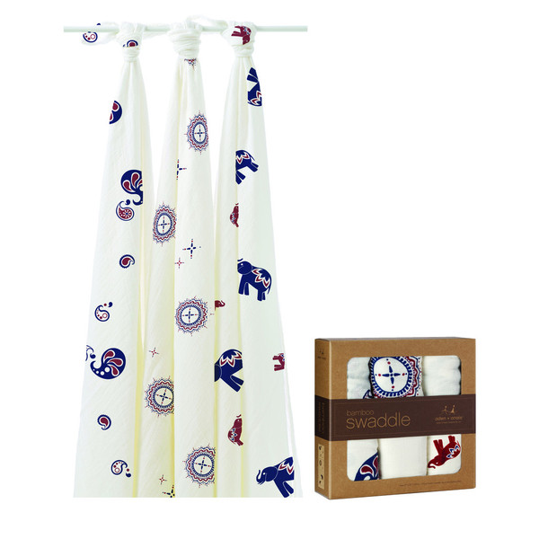 Baby Swaddles Made of Bamboo, Diwali Design - 3 Pack