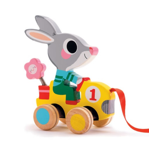 Pull Along Toy - Roulapic Rabbit - Little Citizens Boutique
