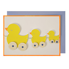 Here Come the Ducks - Newborn Card - Little Citizens Boutique
 - 1