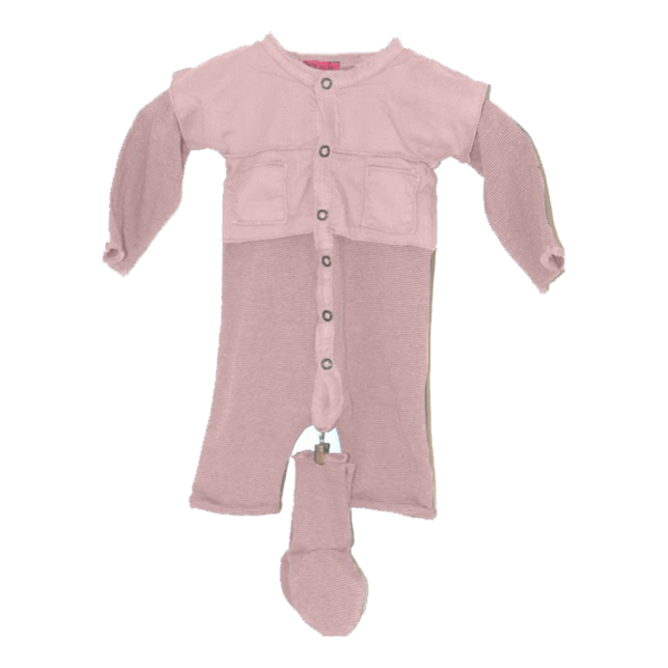 Eva Combi with Booties- Blush - Size 3M - Last one!