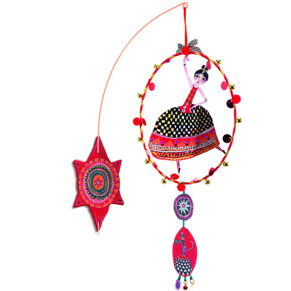 Ready to Send - Flamenco Dreamcatcher Hanging Mobile by Djeco