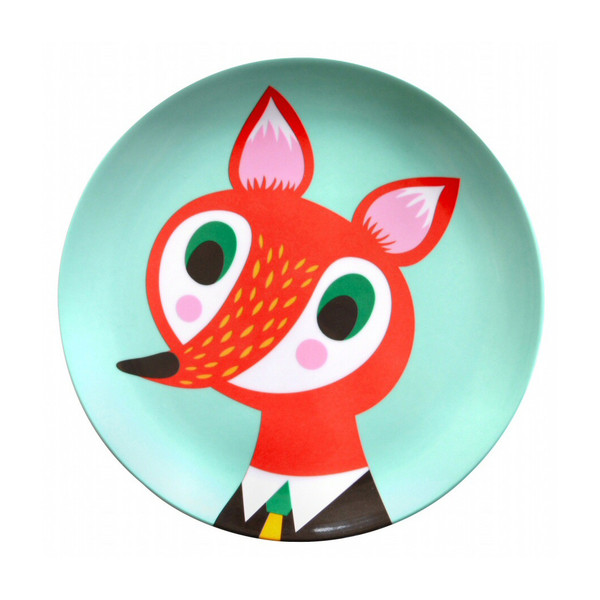 Helen Dardik Melanine Plate - Fox