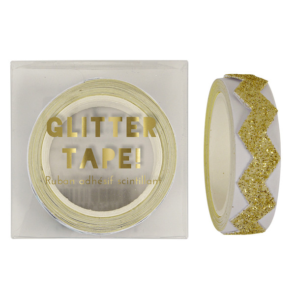 Gold Chevron Glitter Tape