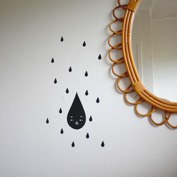 Gouettes Wall Stickers Tad Lapin