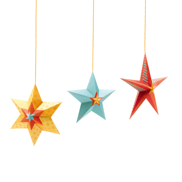 Hanging Stars Mobile for Baby Room by Djeco