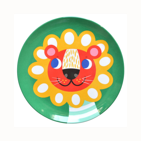 Helen Dardik Melanine Plate - Lion