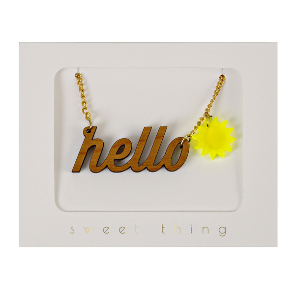 Hello Sunshine Necklace by Meri Meri