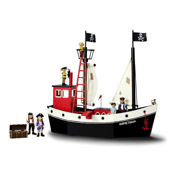 Pippi Longstocking Pirate Ship - Hoppetossa with Figurines Included