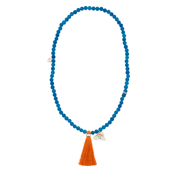 Jacques + Sienna Lucky Charm Bead Necklace - Rainbow