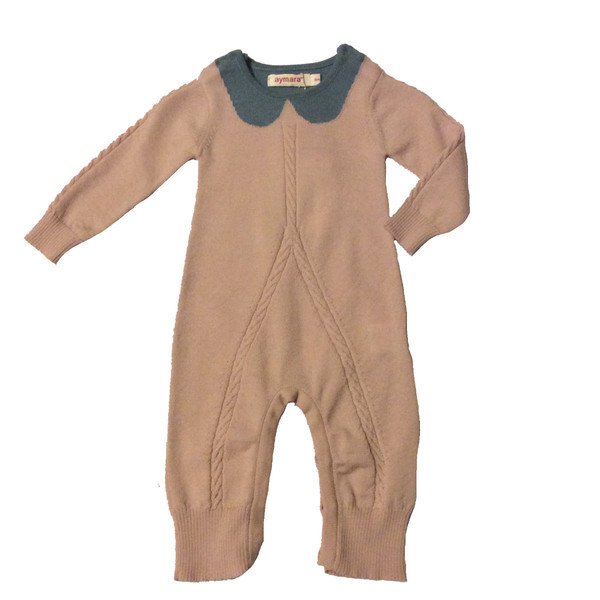 Lena Jumpsuit - Pink & Mineral Blue