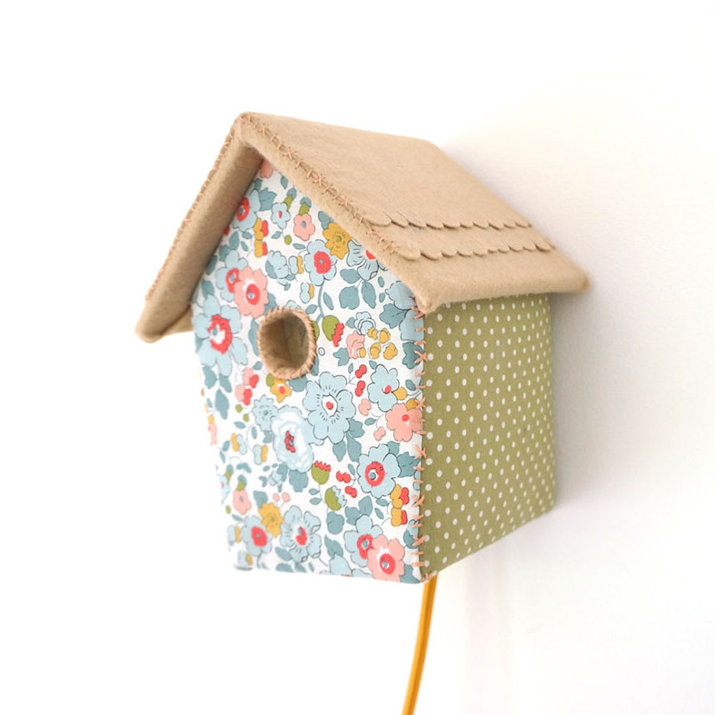 Bird House, Liberty Print - Night Light by House of Clouds - Little Citizens Boutique
 - 1