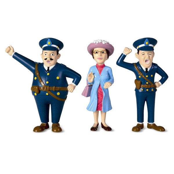 Two Policemen & Lady