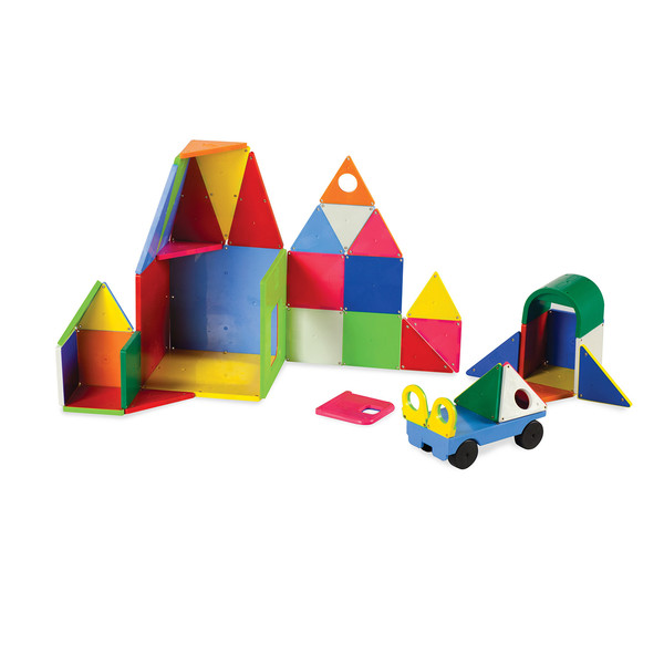 Magna Tiles 48 Piece DX Vehicle Set - SOLID