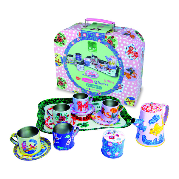 Flower Tea Set in Case by Nathalie Léte