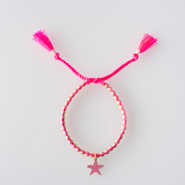 Midnight Bracelet Neon Pink by Jewel Rocks