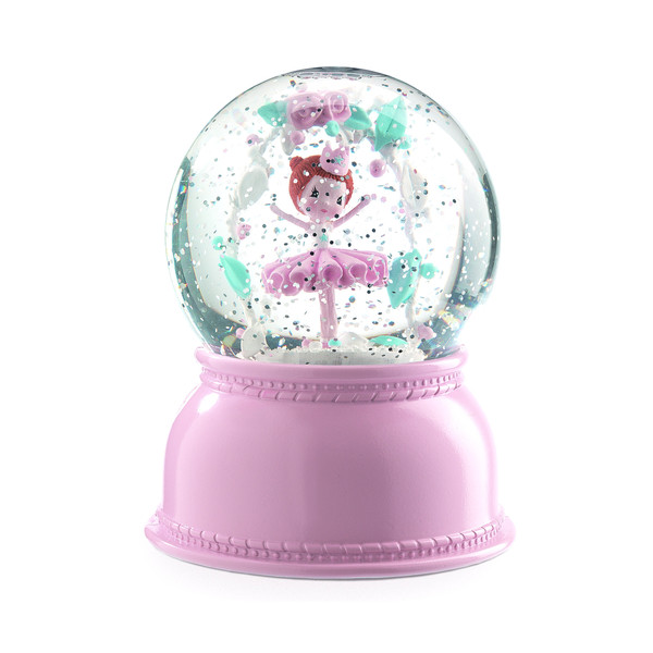 Ballerina Night Light Snow Globe - Djeco
