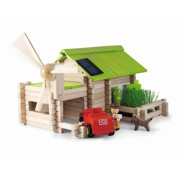 Organic Farm Building Set 145 Piece by Jeujura