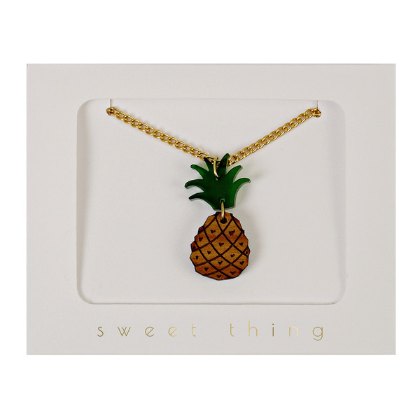 Pineapple Necklace by Meri Meri