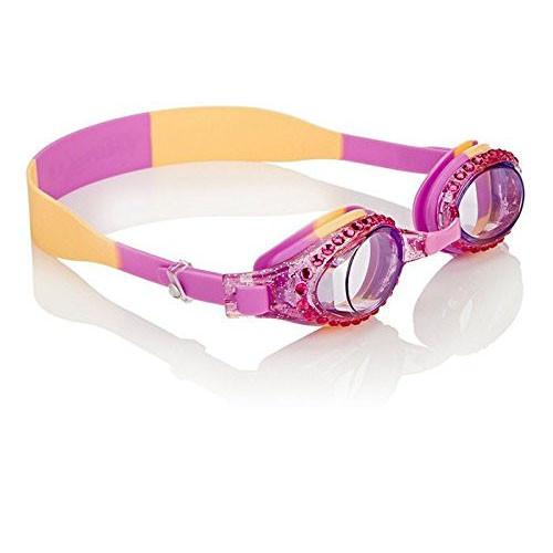 Pink Orange Rhinestone Kid's Swimming Goggles by Bling2o