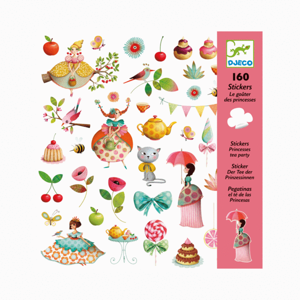 Djeco Stickers - Princess Tea Party