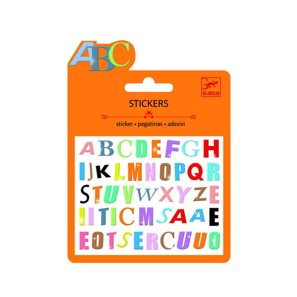 Djeco Puffy Alphabet stickers