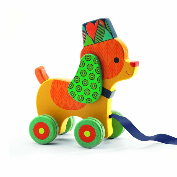 Djeco Pull Along Toy - Neko the Dog