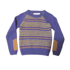 Daniel Jumper - Blue/Wood - Little Citizens Boutique
 - 1
