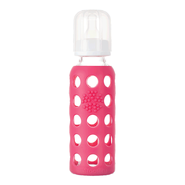 Raspberry 9oz Baby Bottle - lifefactory