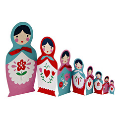 Russian Doll - Birthday Card by Meri Meri - Little Citizens Boutique
 - 3