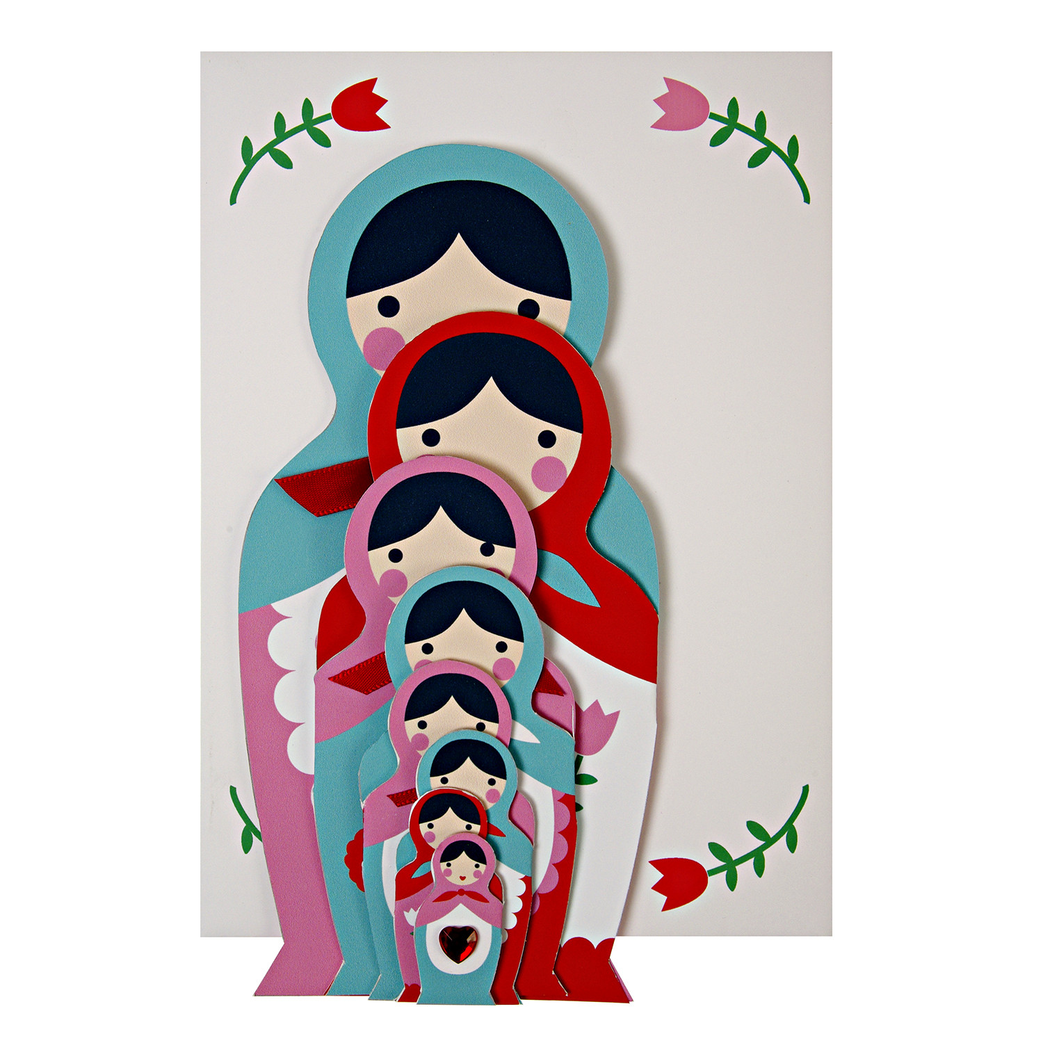 Russian Doll - Birthday Card by Meri Meri - Little Citizens Boutique
 - 1