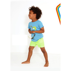 Dis Une Couleur Cocktail Print Tee - Blue - Little Citizens Boutique
 - 2