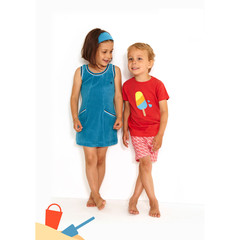 Dis Une Couleur Ice Cream Print Tee - Red - Little Citizens Boutique
 - 2