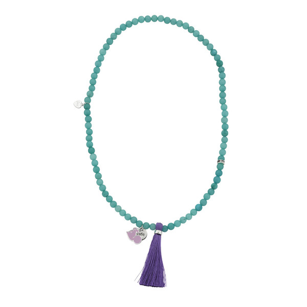 Jacques + Sienna Lucky Charm Bead Necklace - Squirrel