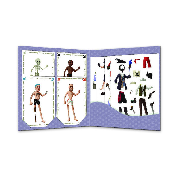 Stickers and Paperdolls - Pirates by Djeco