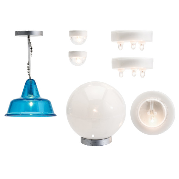 Stockholm Dollhouse Lamp & Electric Plug Set