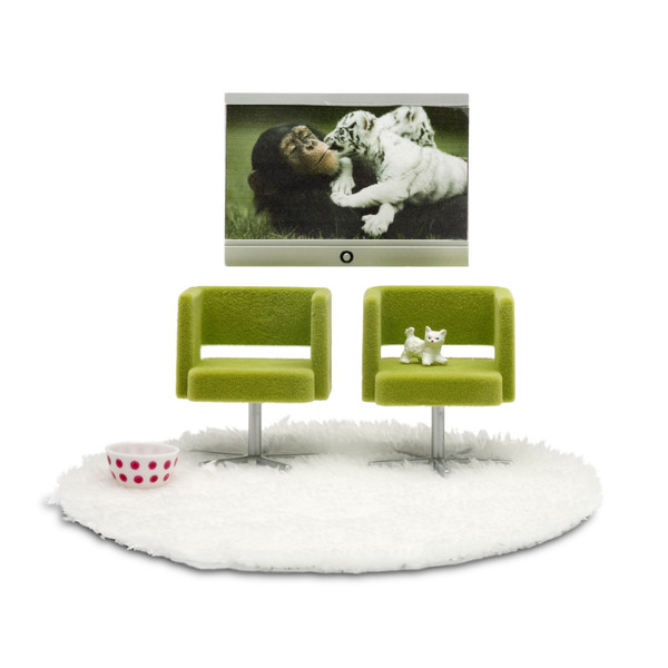 Stockholm Dollhouse TV Set